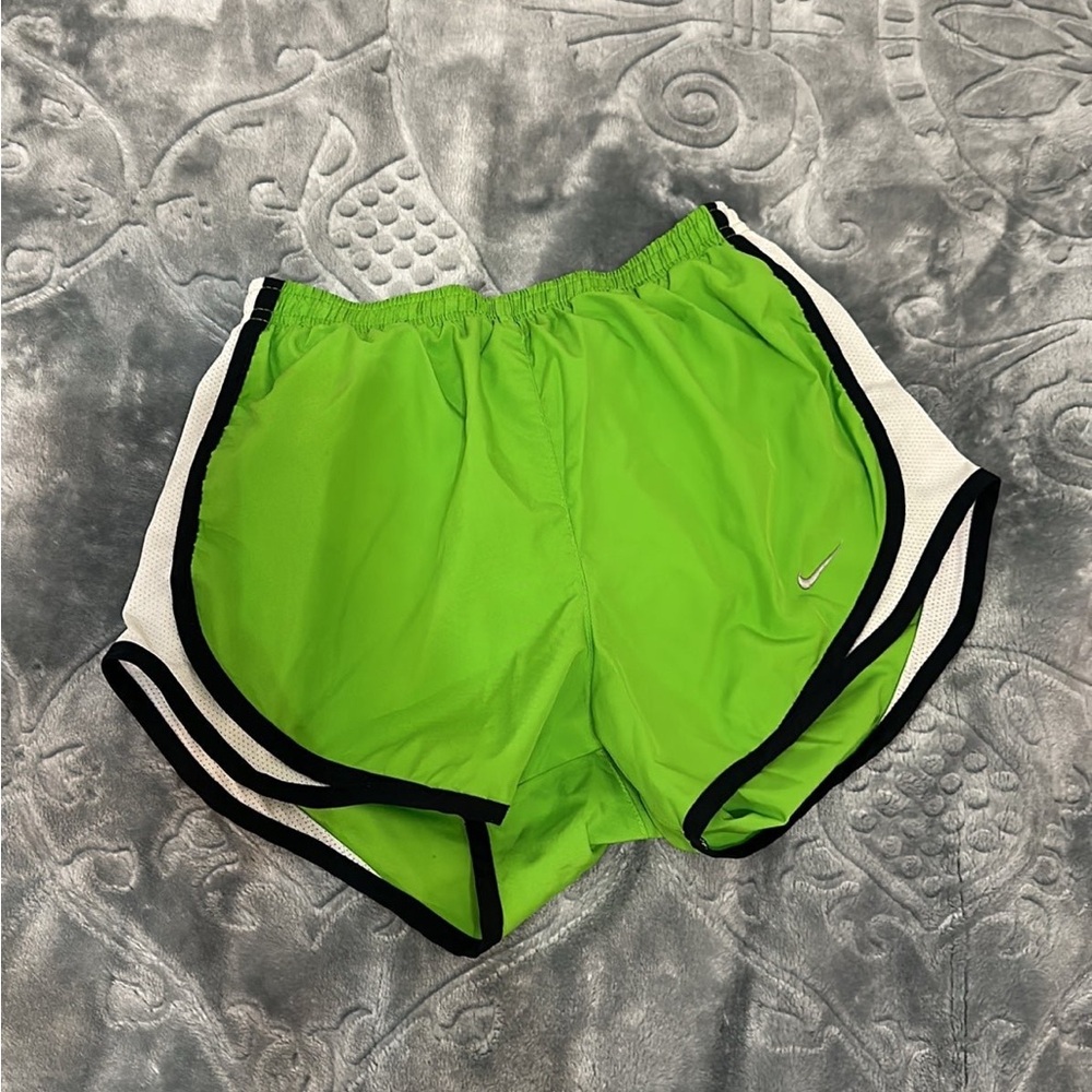 Neon Green Nike Shorts Womens